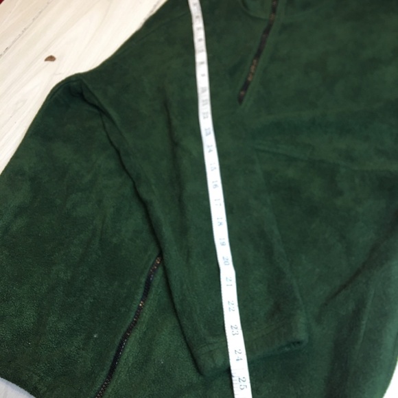 Alpine Tek by Palmetto's Fleece Pullover Women’s M Full Zip Green Cozy - Picture 6 of 8